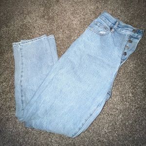 Pacsun High Rise Straight Jeans